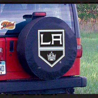 Bronco Los Angeles Kings Spare Tire Cover with Camera Port; Black (21-23  Bronco) Free Shipping