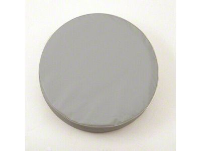 Spare Tire Cover with Camera Port; Solid Gray (21-23 Bronco)