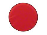 Spare Tire Cover with Camera Port; Solid Red (21-24 Bronco)