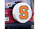 Syracuse University Spare Tire Cover with Camera Port; White (21-24 Bronco)