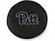 University of Pittsburgh Spare Tire Cover with Camera Port; Black (21-24 Bronco)