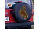 University of Wyoming Spare Tire Cover with Camera Port; Black (21-24 Bronco)