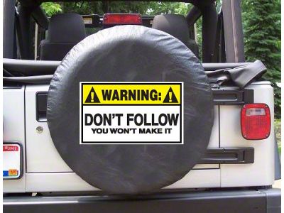 Warning, Don't Follow Spare Tire Cover with Camera Port (21-24 Bronco)