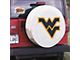 West Virginia University Spare Tire Cover with Camera Port; White (21-24 Bronco)