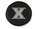 Xavier University Spare Tire Cover with Camera Port; Black (21-24 Bronco)