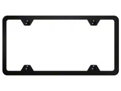 4-Hole Slimline License Plate Frame (Universal; Some Adaptation May Be Required)