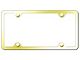 4-Hole Slimline License Plate Frame (Universal; Some Adaptation May Be Required)