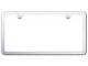 2-Hole Slimline License Plate Frame (Universal; Some Adaptation May Be Required)
