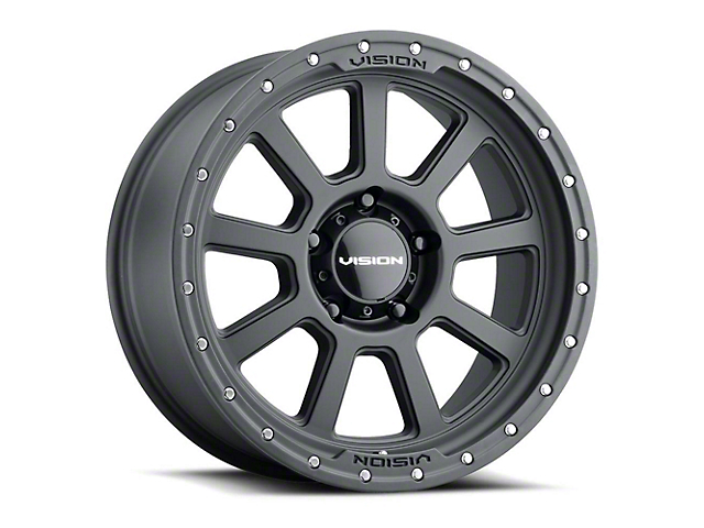 Vision Off-Road Ojos Satin Black 6-Lug Wheel; 20x9; 12mm Offset (21-23 Bronco, Excluding Raptor)