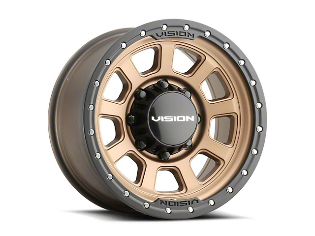 Vision Off-Road Ojos Bronze 6-Lug Wheel; 18x9; 12mm Offset (21-23 Bronco, Excluding Raptor)