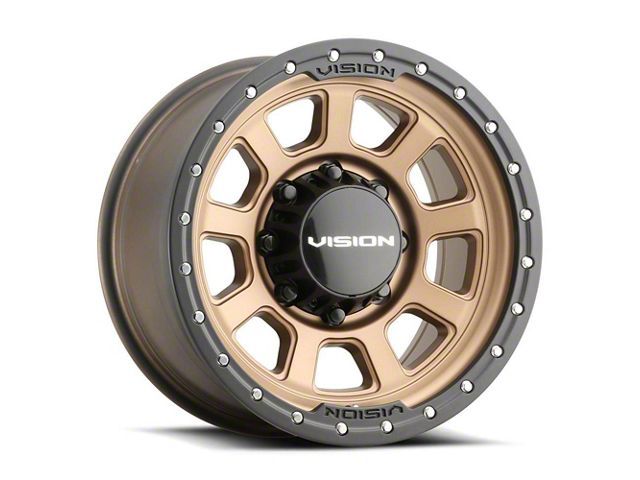 Vision Off-Road Ojos Bronze 6-Lug Wheel; 18x9; -12mm Offset (21-24 Bronco, Excluding Raptor)
