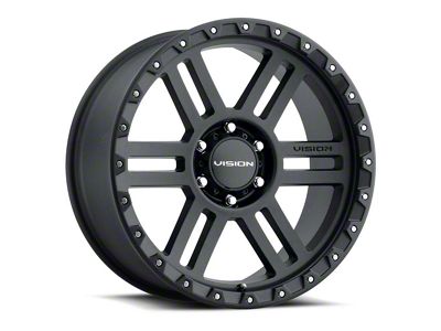 Vision Off-Road Manx 2 Satin Black 6-Lug Wheel; 17x9; 12mm Offset (21-24 Bronco, Excluding Raptor)
