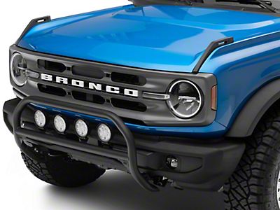 High Winch Mount | All Models | 20 Inch Black Single Row LED | DRL | Ford  Bronco (21-23)