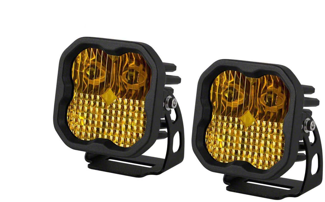 Diode Dynamics Bronco SS3 Sport LED Ditch Light Kit; Yellow Combo DD6480P  (21-23 Bronco) - Free Shipping