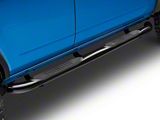Barricade 3-Inch Side Step Bars; Black (21-26 Bronco 4-Door)