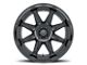 ICON Alloys Bandit Gloss Black 6-Lug Wheel; 20x10; -24mm Offset (21-24 Bronco, Excluding Raptor)