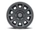 ICON Alloys Thrust Satin Black 6-Lug Wheel; 17x8.5; 0mm Offset (21-24 Bronco, Excluding Raptor)