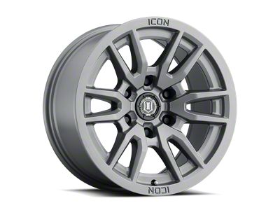 ICON Alloys Vector 6 Titanium 6-Lug Wheel; 17x8.5; 0mm Offset (16-23 Tacoma)