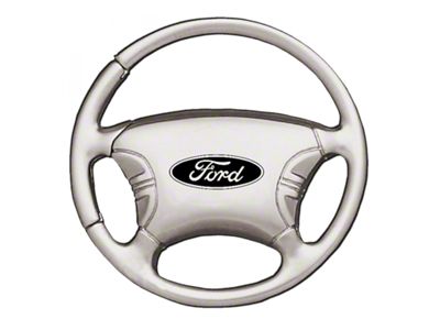 Ford Chrome Steering Wheel Key Fob