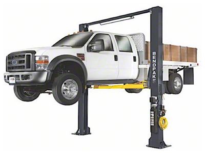 BendPak Clearfloor Two-Post High Rise Lift with Triple-Telescoping Arms; 12,000 lb. Capacity