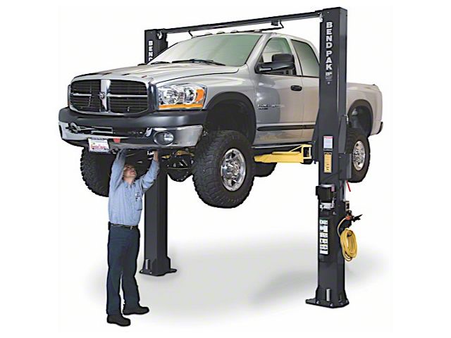BendPak Clearfloor Two-Post Lift with Standard Arms; 12,000 lb. Capacity