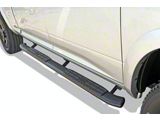 4X Series 4-Inch Oval Side Step Bars; Rocker Mount; Black (22-26 Maverick)