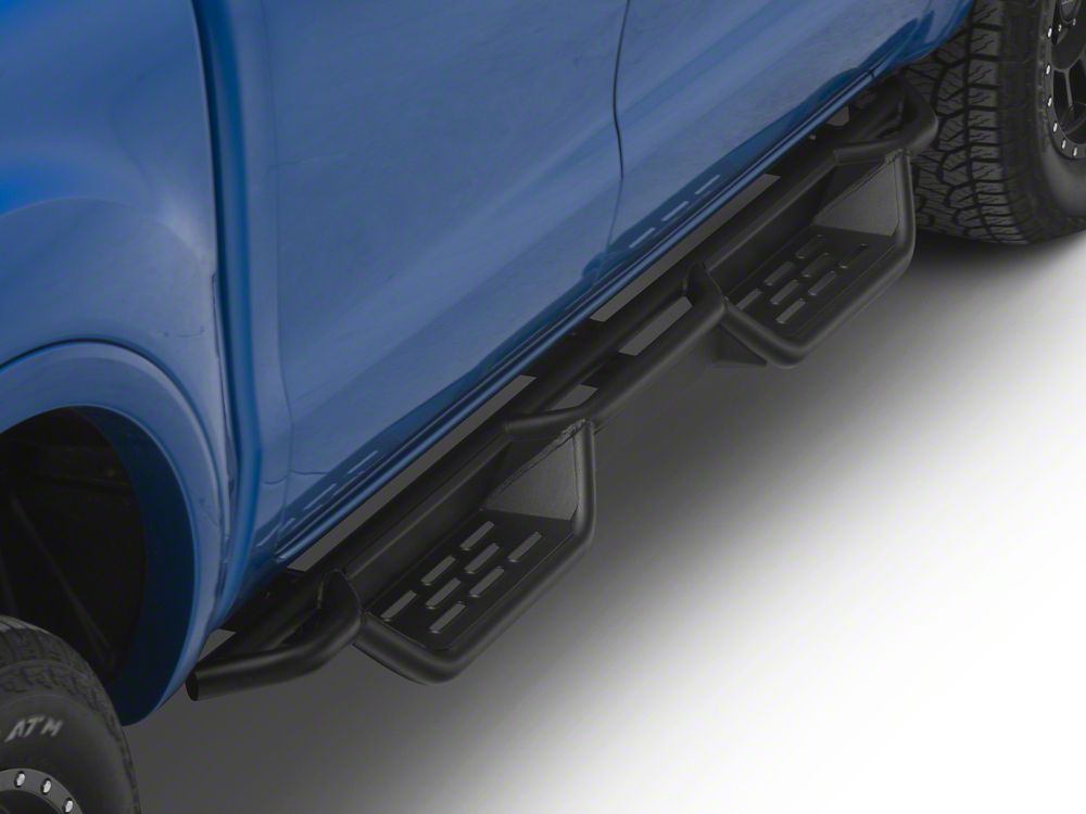 Barricade NB1 Running Boards; Textured Black (19-25 Ranger