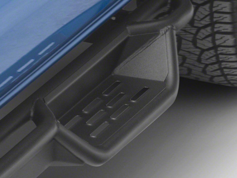 Barricade NB1 Running Boards; Textured Black (19-25 Ranger