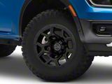 Black Rhino Overland Matte Black 6-Lug Wheel; 17x9.5; -18mm Offset (24-26 Ranger)