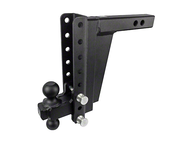 BulletProof Hitches Extreme Duty 2-Inch Receiver Hitch Ball Mount; 10-Inch Drop/Rise (Universal; Some Adaptation May Be Required)