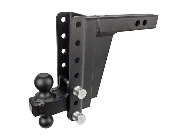 BulletProof Hitches Extreme Duty 2-Inch Receiver Hitch Ball Mount; 8-Inch Drop/Rise (Universal; Some Adaptation May Be Required)