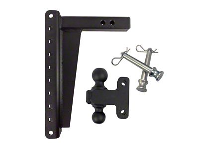 BulletProof Hitches Heavy Duty 2-Inch Receiver Hitch Ball Mount; 14-Inch Drop/Rise (Universal; Some Adaptation May Be Required)