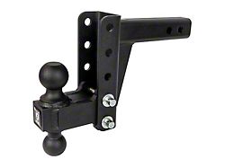 BulletProof Hitches Medium Duty 2-Inch Receiver Hitch Ball Mount; 4-Inch Drop/Rise (Universal; Some Adaptation May Be Required)