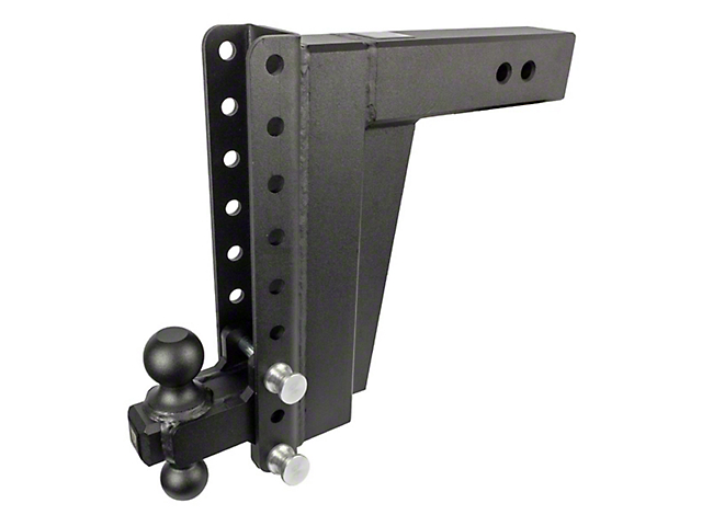 BulletProof Hitches Extreme Duty 2.50-Inch Receiver Hitch Ball Mount; 12-Inch Drop/Rise (Universal; Some Adaptation May Be Required)