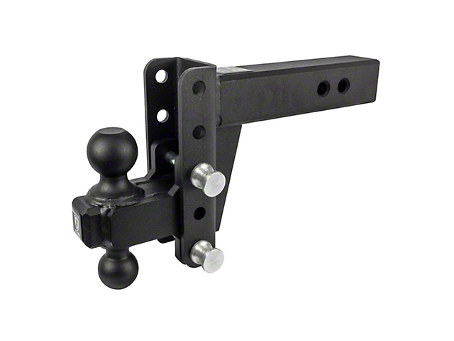 BulletProof Hitches Extreme Duty 2.50-Inch Receiver Hitch Ball Mount; 4-Inch Drop/Rise (Universal; Some Adaptation May Be Required)