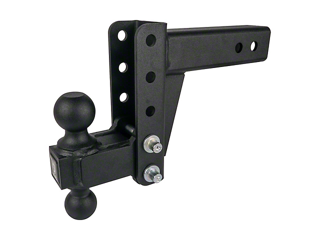 BulletProof Hitches Medium Duty 2.50-Inch Receiver Hitch Ball Mount; 4-Inch Drop/Rise (Universal; Some Adaptation May Be Required)
