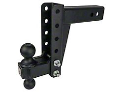 BulletProof Hitches Medium Duty 2.50-Inch Receiver Hitch Ball Mount; 6-Inch Drop/Rise (Universal; Some Adaptation May Be Required)