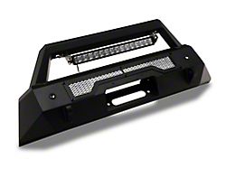 Barricade HD Stubby Front Bumper with Winch Mount and 20-Inch LED Light Bar (19-22 Ranger)
