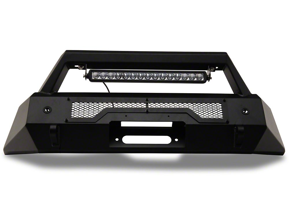 Barricade HD Stubby Front Bumper with Winch Mount and 20Inch LED Light