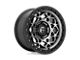 Fuel Wheels Unit Gunmetal with Matte Black Ring 6-Lug Wheel; 17x9; -12mm Offset (05-15 Tacoma)
