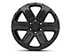 Black Rhino Wanaka Matte Black 6-Lug Wheel; 17x8.5; 12mm Offset (03-09 4Runner)