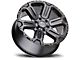 Black Rhino Wanaka Matte Gunmetal with Brushed Face and Gunmetal Tint 6-Lug Wheel; 17x8.5; 12mm Offset (21-24 Bronco, Excluding Raptor)