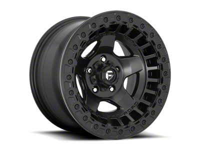 Fuel Wheels Warp Beadlock Matte Black 6-Lug Wheel; 17x9; -15mm Offset (05-15 Tacoma)