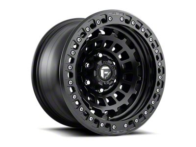 Fuel Wheels Zephyr Beadlock Matte Black 6-Lug Wheel; 17x9; -15mm Offset (21-24 Bronco, Excluding Raptor)