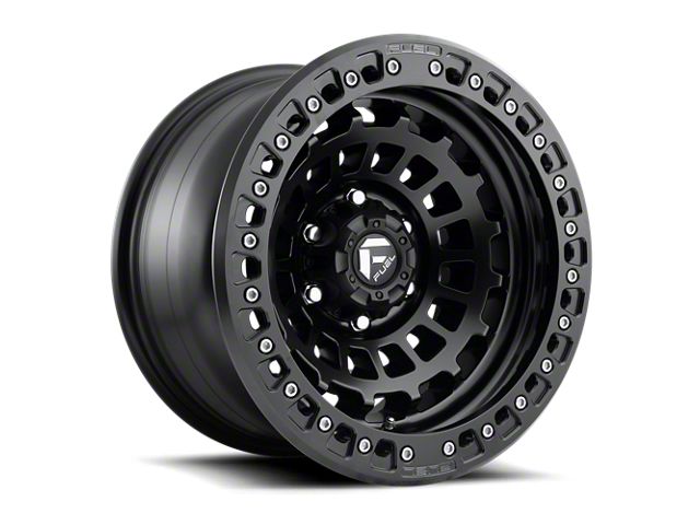 Fuel Wheels Zephyr Beadlock Matte Black 6-Lug Wheel; 17x9; -15mm Offset (22-24 Tundra)