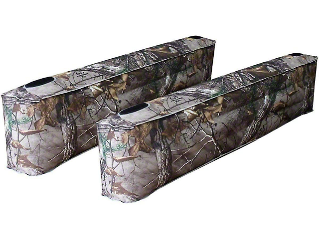 AirBedz Original Inflatable Wheel Well Side Inserts; Realtree Camouflage (Universal; Some Adaptation May Be Required)