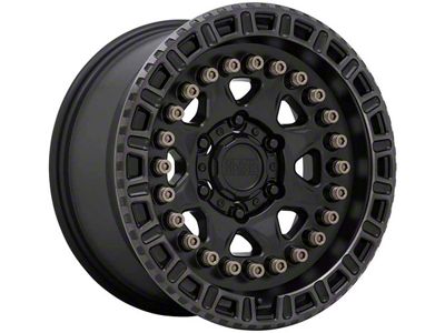 Black Rhino Carbine Matte Black with Machined Tinted Ring and Bronze Bolts 6-Lug Wheel; 20x9; 0mm Offset (16-23 Tacoma)