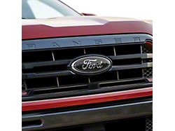 Ford Performance Tremor Upper Replacement Grille and Ford Oval Emblem Package; Magnetic Gray (19-22 Ranger)