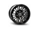 Thret Offroad Storm Gloss Black Milled 6-Lug Wheel; 20x9; -12mm Offset (16-23 Tacoma)