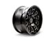 Thret Offroad Storm Gloss Black Milled 6-Lug Wheel; 20x9; -12mm Offset (10-24 4Runner)